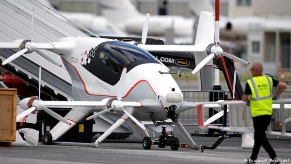 Taxis voladores sobre París para las olimpiadas de 2024