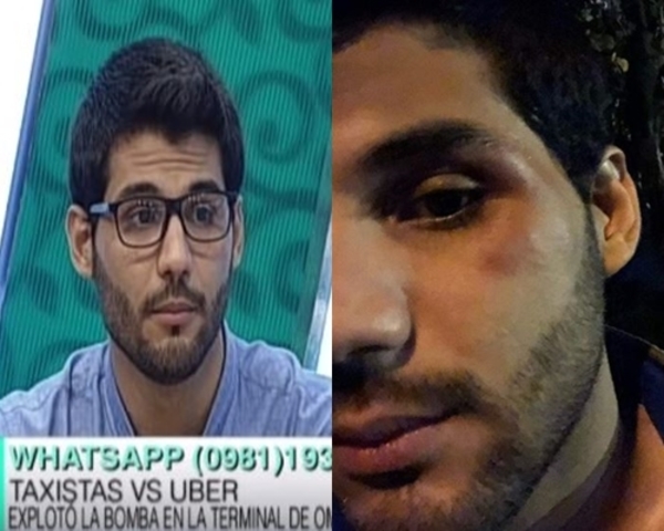 Habló joven "Uber" agredido por taxitas