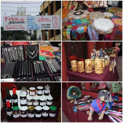 Lo mejor de la artesanía en exposición, en el patio de la ANR - ADN Paraguayo