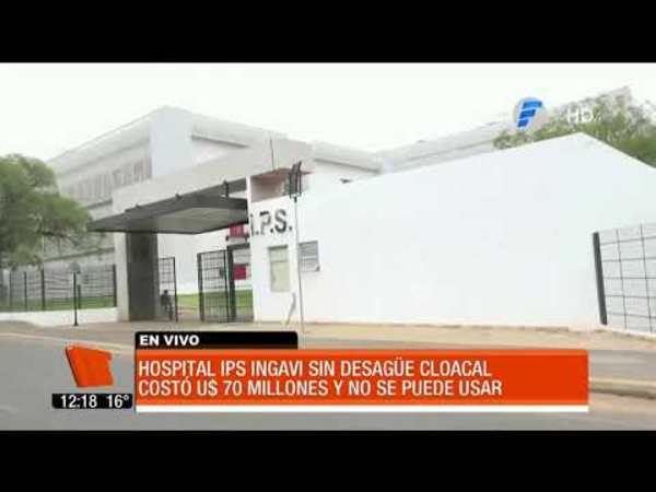 El Hospital IPS Ingavi sin desagüe cloacal