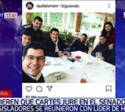 Llamativa reunión entre legisladores y Horacio Cartes - Paraguay.com