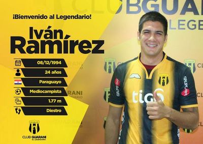 Guaraní presentó a Iván Ramírez - Fútbol - ABC Color