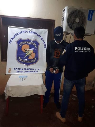 Detienen a presunto microtraficante en Concepción - Nacionales - ABC Color