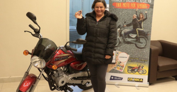 ¡Motorizate! ya entregó otra moto a una suertuda