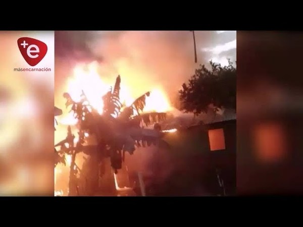 FAMILIA PERDIÓ TODO EN UN INCENDIO
