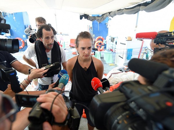 La Justicia italiana deja en libertad a la capitana de Sea Watch