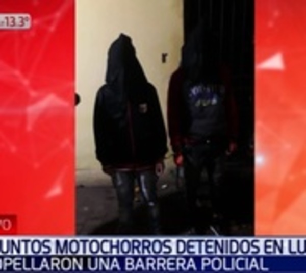 Detienen a dos jóvenes que atropellaron barrera policial - Paraguay.com