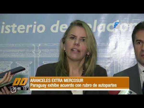 Arancel extra Mercosur para autopartes de Paraguay