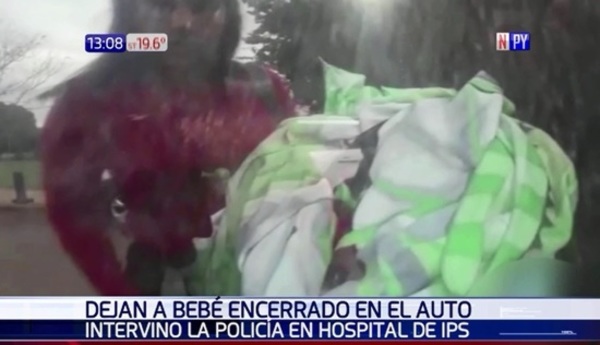 Estacionaron en IPS y dejaron a su bebé en el auto | Noticias Paraguay