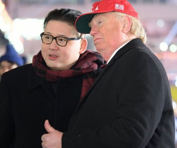 Dobles de Trump y Kim Jong-Un arrasan en redes