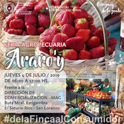 Feria agropecuaria este jueves | San Lorenzo Py