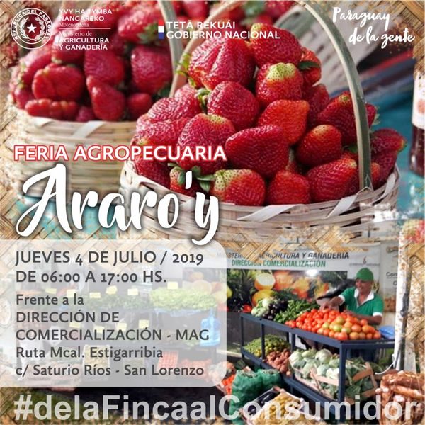 Feria agropecuaria este jueves | San Lorenzo Py