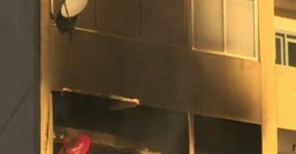 Departamento ardió en llamas en el 7.º piso