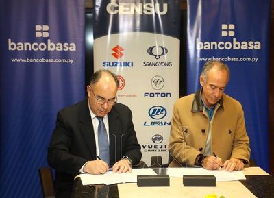 Banco Basa financiará vehículos usados de la empresa Censu SA