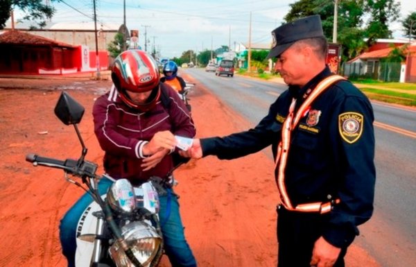 En Luque, lanzan operativo para acabar con motochorros