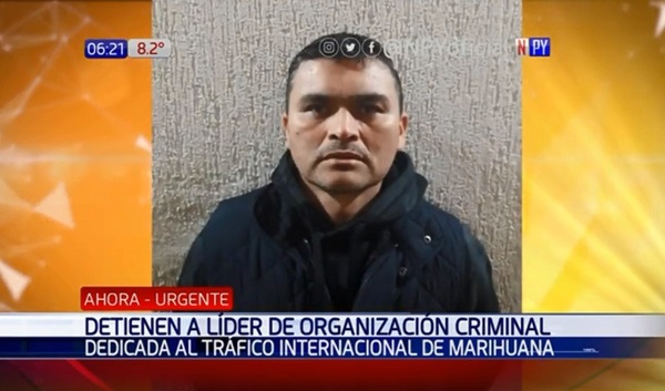 Capturan a líder del tráfico de marihuana