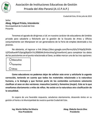 Polémica por “tercer sexo” de intendente de Ciudad del Este - ADN Paraguayo