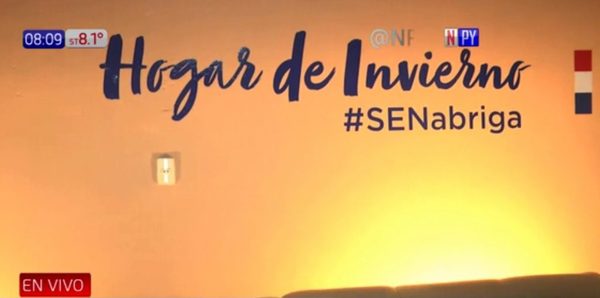 Nuevo refugio de la SEN para combatir el frío | Noticias Paraguay