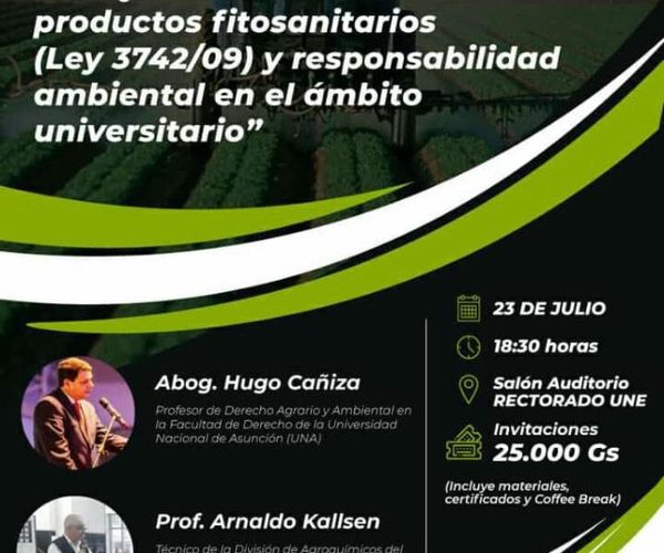 Preparan seminario sobre uso y comercialización de productos fitosanitarios