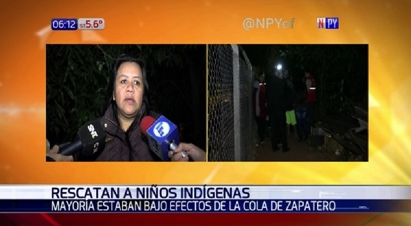 Rescatan a niños indígenas ante bajas temperaturas | Noticias Paraguay