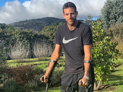 Del Potro inicia su recuperación tras operarse la rodilla derecha