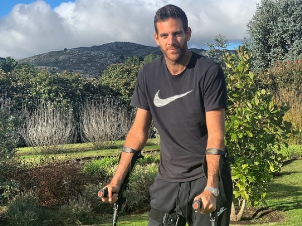 Del Potro inicia su recuperación tras operarse la rodilla derecha