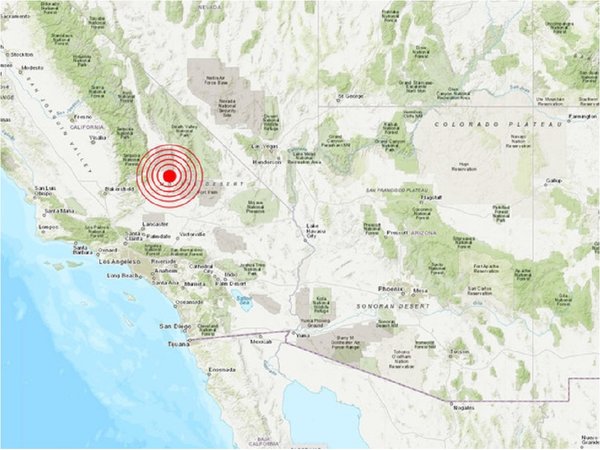 Un temblor de magnitud 6,6 sacude el sur de California