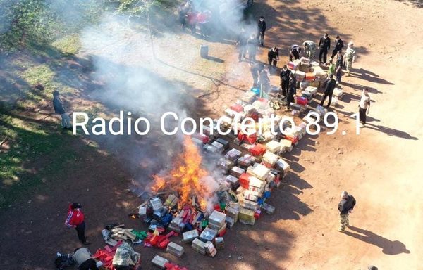 Destruyen casi 6 mil kilos de marihuana