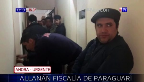 Allanan Fiscalía de Paraguarí por presunto pedido de coima | Noticias Paraguay