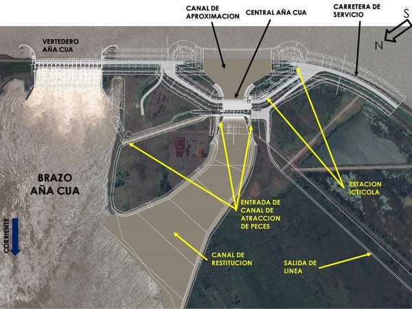 Yacyreta ahorra casi 250 millones de USD en Aña Cua