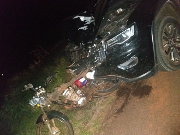 Accidente causa tres fallecidos en Santa Rosa del Aguaray
