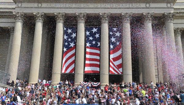 Trump celebró el Día de la Independencia con un discurso nacionalista » Ñanduti