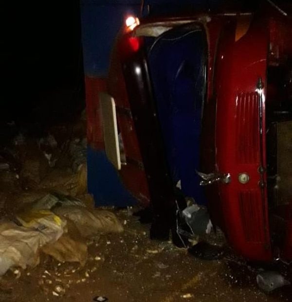 Vuelco deja un herido