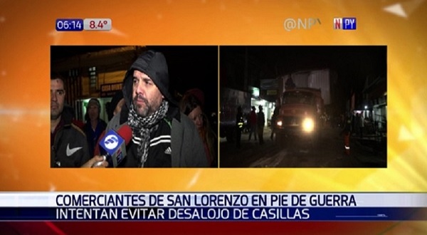 Conflicto por desalojo de comerciantes en San Lorenzo | Noticias Paraguay