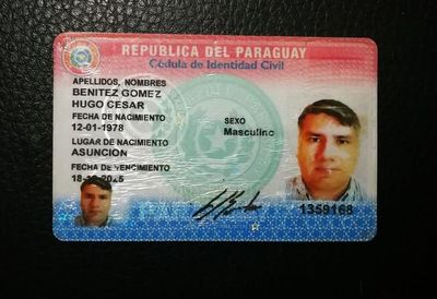 Tres cédulas con distintos nombres y la misma foto: extrajo 100 millones de cuenta ajena y preparaba otro golpe - ADN Paraguayo