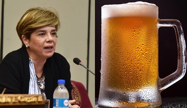 Senadora critica celebración de la reducción del precio de la cerveza
