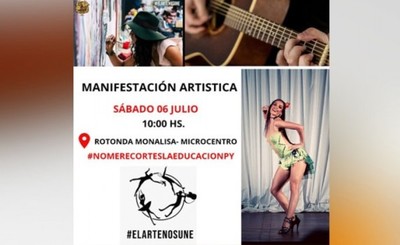 Estudiantes inician campaña "NoMeRecortesLaEducaciónPy