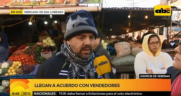 San Lorenzo: Vendedores acceden a ser reubicados