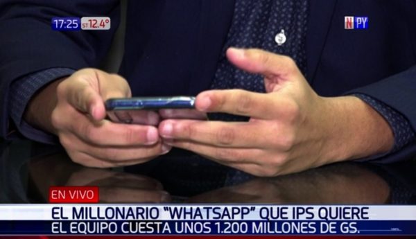 El WhatsApp de G. 1.200 millones que quiere el IPS | Noticias Paraguay