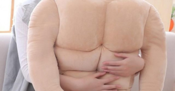 A full almohada con abdominales