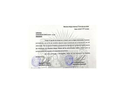 Roque Alonso  levanta medida que prohibía circular a Uber y MUV