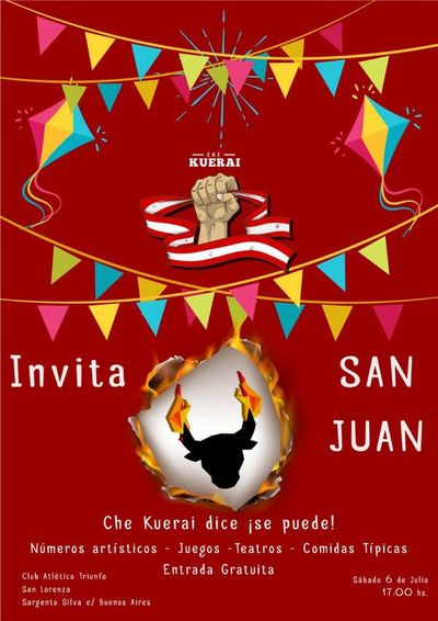 San Juan de “Che Kuerái”  será este sábado - Nacionales - ABC Color