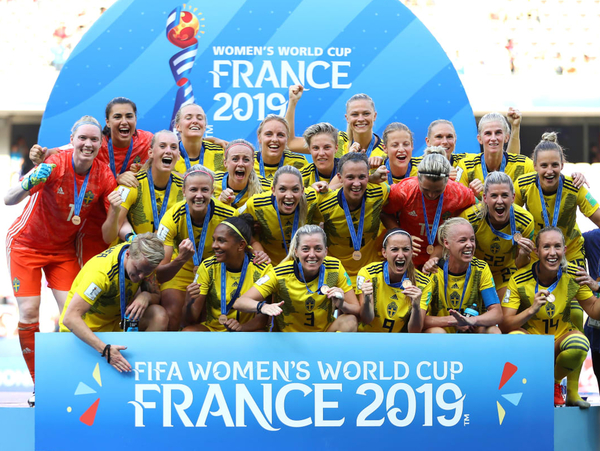 Suecia es tercera en el Mundial femenino