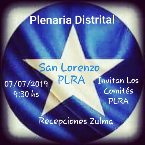 Dirigentes liberales sanlorenzanos convocan a plenaria distrital en Laurelty | San Lorenzo Py