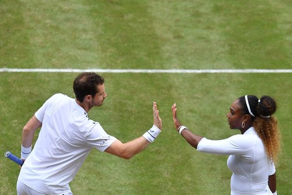 Murray y Serena se estrenan con victoria en el mixto - Tenis - ABC Color