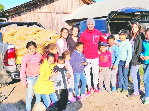 Derlis maravilla con su solidaridad sin límites