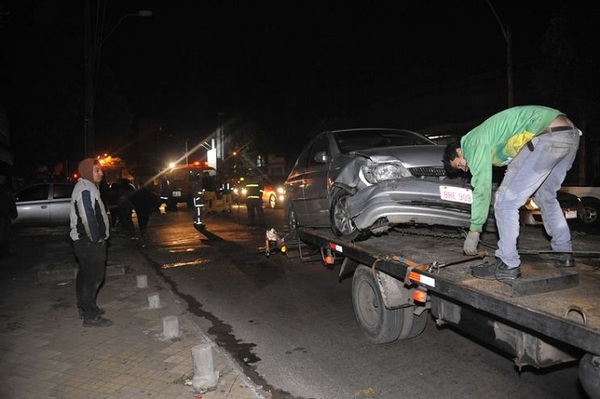 Triple choque sobre Félix Bogado deja un herido