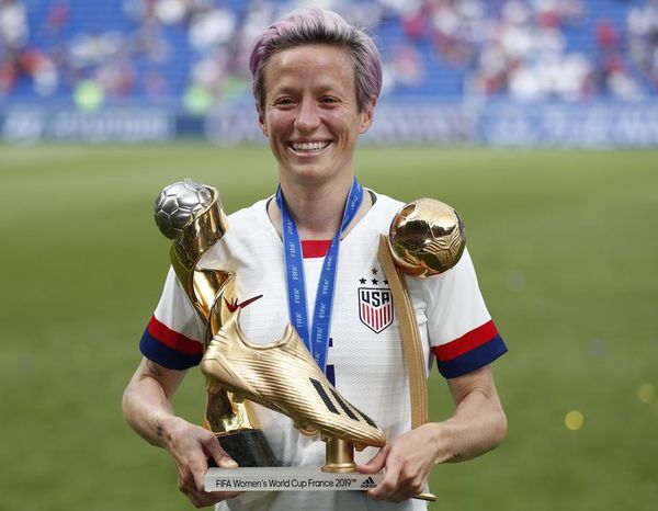 Megan Rapinoe, mejor jugadora y máxima goleadora - Fútbol - ABC Color