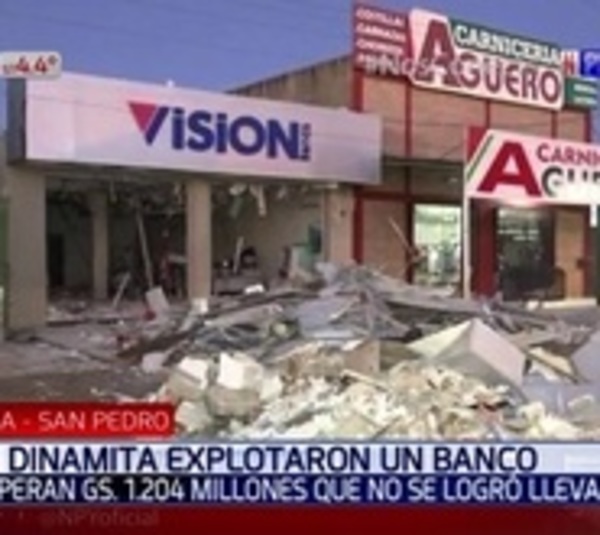 Asalto a banco de Liberación: Se llevaron más de G. 1.000 millones - Paraguay.com
