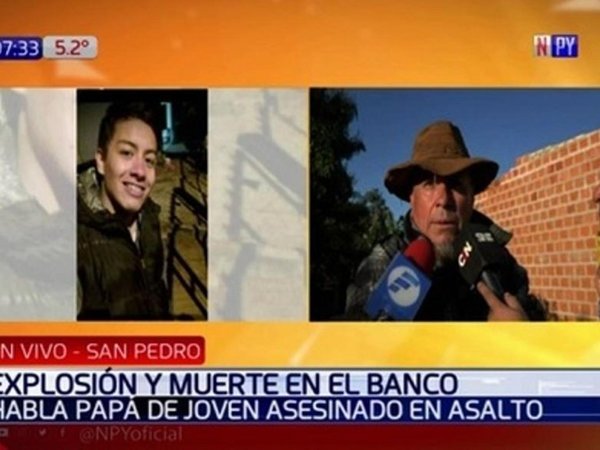 "Les perdono pero háganse cargo", dijo papá de asesinado en megaasalto
